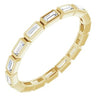 14K Yellow 1/2 CTW Diamond Eternity Band Size 6 - Siddiqui Jewelers