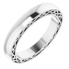 14K White 3 mm Infinity-Inspired Band Size 6 - Siddiqui Jewelers
