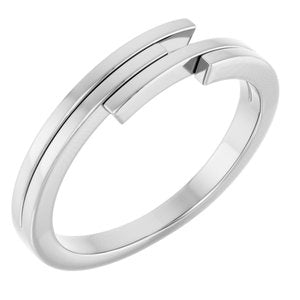 14K White Geometric Ring  Siddiqui Jewelers