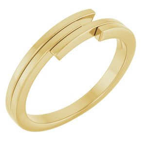 14K Yellow Geometric Ring  Siddiqui Jewelers