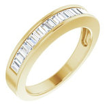 14K Yellow 1/2 CTW Diamond Anniversary Band Size 7 - Siddiqui Jewelers