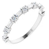 Platinum 1/2 CTW Diamond Anniversary Band  -Siddiqui Jewelers