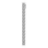 14K White 26.4x2.1 mm Sculptural-Inspired Bar Pendant - Siddiqui Jewelers