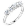 14K White 3.2 mm Round 5/8 CTW Diamond Anniversary Band - Siddiqui Jewelers