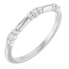 Sterling Silver 1/8 CTW  Natural Diamond Stackable Ring Siddiqui Jewelers