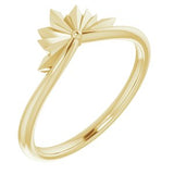 14K Yellow Starburst Ring - Siddiqui Jewelers