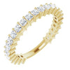 14K Yellow 1 1/4 CTW Diamond Anniversary Band - Siddiqui Jewelers