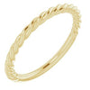 14K Yellow 1.5 mm Twisted Rope Band Size 5-Siddiqui Jewelers