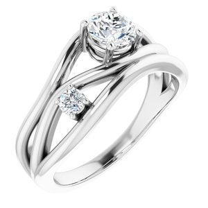 14K White 5/8 CTW Lab-Grown Diamond Ring - Siddiqui Jewelers