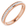 14K Rose 1/5 CTW Diamond Anniversary Band-Siddiqui Jewelers