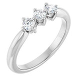 Platinum 1/3 CTW Lab-Grown Diamond Anniversary Band Siddiqui Jewelers