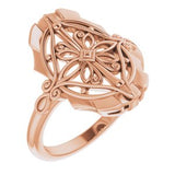 14K Rose Vintage-Inspired Ring - Siddiqui Jewelers