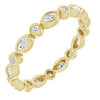 14K Yellow 1/3 CTW Diamond Eternity Band Size 7 - Siddiqui Jewelers