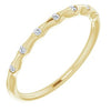 14K Yellow .06 CTW Natural Diamond Stackable Ring
  Siddiqui Jewelers