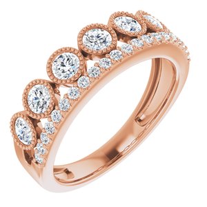 14K Rose 1 CTW Lab-Grown Diamond Ring Siddiqui Jewelers