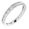 14K White 3/8 CTW Diamond Stackable Ring - Siddiqui Jewelers