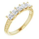 14K Yellow 3/4 CTW Natural Diamond Anniversary Band Siddiqui Jewelers