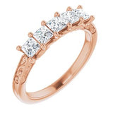 14K Rose 3/4 CTW Natural Diamond Anniversary Band Siddiqui Jewelers