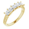 14K Yellow 1 CTW Natural Diamond Anniversary Band Siddiqui Jewelers