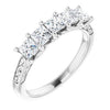 14K White 1 CTW Natural Diamond Anniversary Band Siddiqui Jewelers