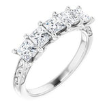 14K White 1 1/4 CTW Natural Diamond Anniversary Band Siddiqui Jewelers