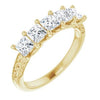 14K Yellow 1 1/4 CTW Natural Diamond Anniversary Band Siddiqui Jewelers