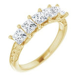 14K Yellow 1 1/4 CTW Natural Diamond Anniversary Band Siddiqui Jewelers