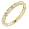 14K Yellow 5/8 CTW Diamond French-Set Anniversary Band-Siddiqui Jewelers