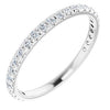 Platinum 1/3 CTW Diamond French-Set Anniversary Band-Siddiqui Jewelers