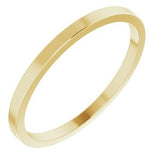 10K Yellow 1.5 mm Flat Band Size 10.5 - Siddiqui Jewelers