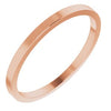 14K Rose 1.5 mm Flat Band Size 9 - Siddiqui Jewelers