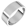 Sterling Silver 7 mm Flat Band Size 7-Siddiqui Jewelers