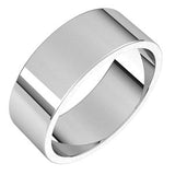 Sterling Silver 7 mm Flat Band Size 7-Siddiqui Jewelers