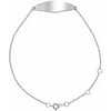 Sterling Silver Curved Bar 6-7" Bracelet-Siddiqui Jewelers