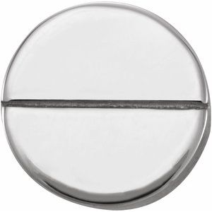 Sterling Silver 4.9 mm Geometric Friction Post Earring Siddiqui Jewelers