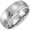 Cobalt 8 mm Flat Edge Band Size 9 - Siddiqui Jewelers