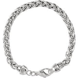 Sterling Silver Wheat 8" Bracelet - Siddiqui Jewelers