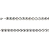 Sterling Silver 16 mm Bead 8" Chain - Siddiqui Jewelers