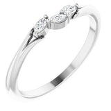 Sterling Silver 1/10 CTW Natural Diamond Ring Siddiqui Jewelers