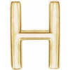 14K Yellow Single Initial H Earring Siddiqui Jewelers