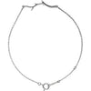 14K White Branch Bar Bracelet - Siddiqui Jewelers