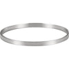 Sterling Silver 4.75 mm Bangle Bracelet - Siddiqui Jewelers