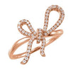 Diamond Bow Ring - Siddiqui Jewelers