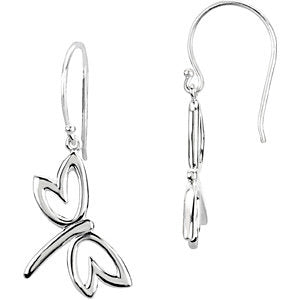 Petite Dragonfly Earrings - Siddiqui Jewelers
