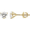 14K Yellow 1 CTW Diamond Earrings -Siddiqui Jewelers
