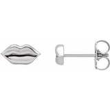 Sterling Silver Lip Single Earring Siddiqui Jewelers