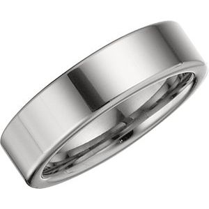 Tungsten 6 mm Flat Band Size 10.5 - Siddiqui Jewelers