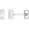 14K White 3/8 CTW Lab-Grown Diamond Earrings Siddiqui Jewelers