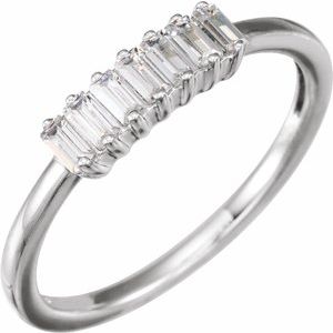 14K White 1/3 CTW Lab-Grown Diamond Ring  Siddiqui Jewelers
