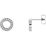 Sterling Silver Beaded Stud Earrings - Siddiqui Jewelers